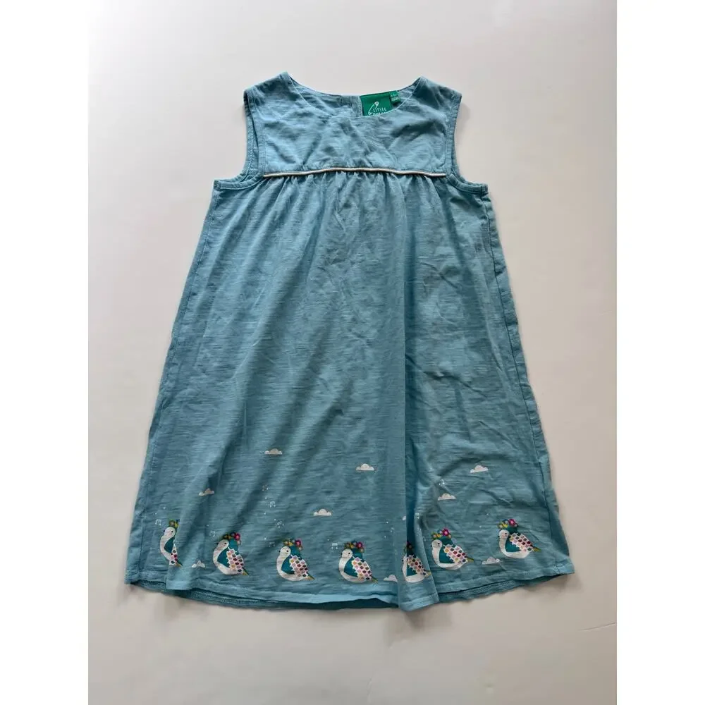 Little Green Radicals organic songbirds dress